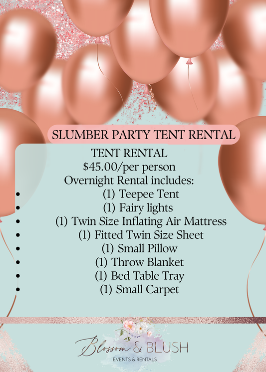 Slumber Party Teepee Tent