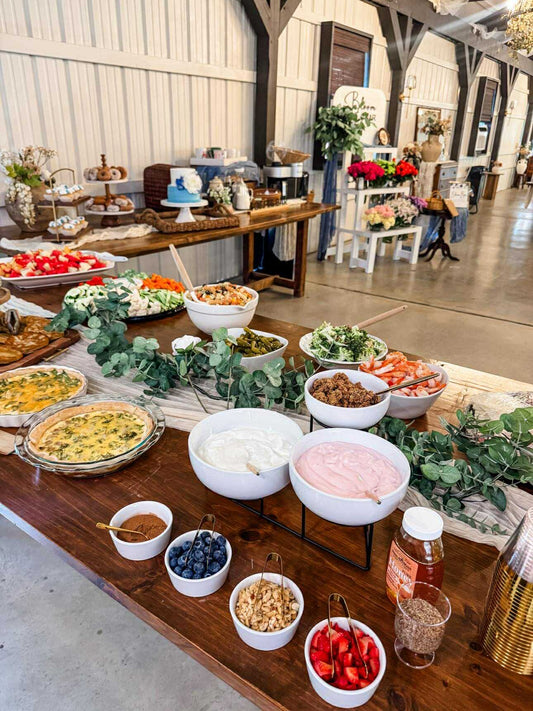 Three-Tiered Serving Bowl Set With Rack