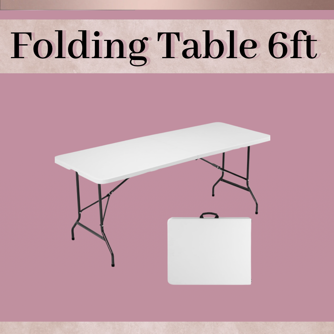 6Ft Folding Table