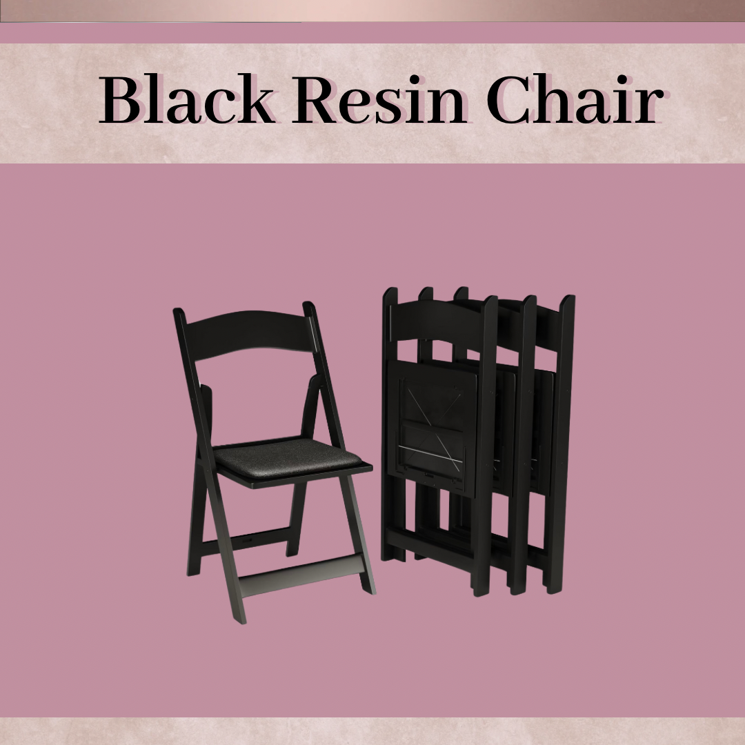 Black Resin with Cushion