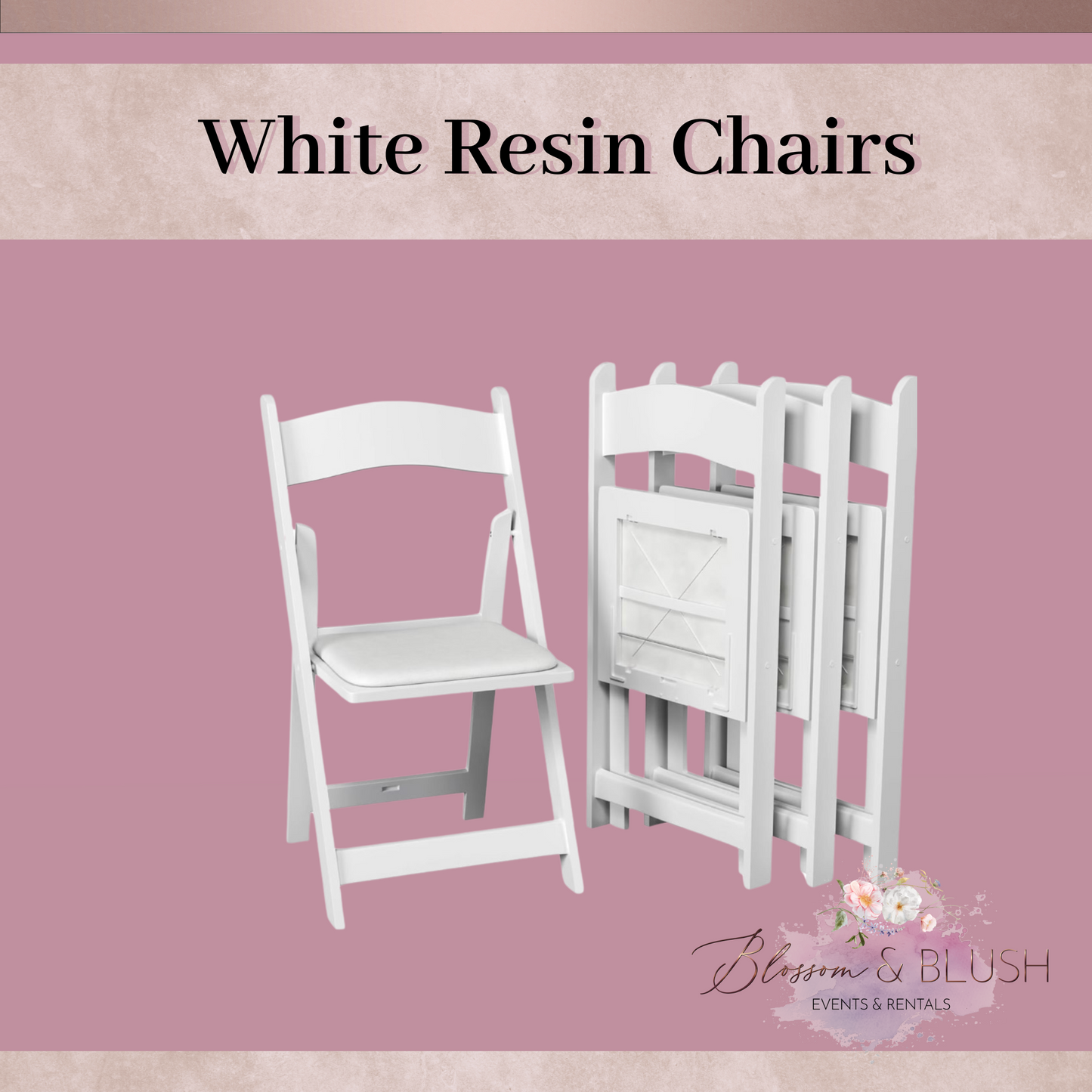 White Resin with Cushion