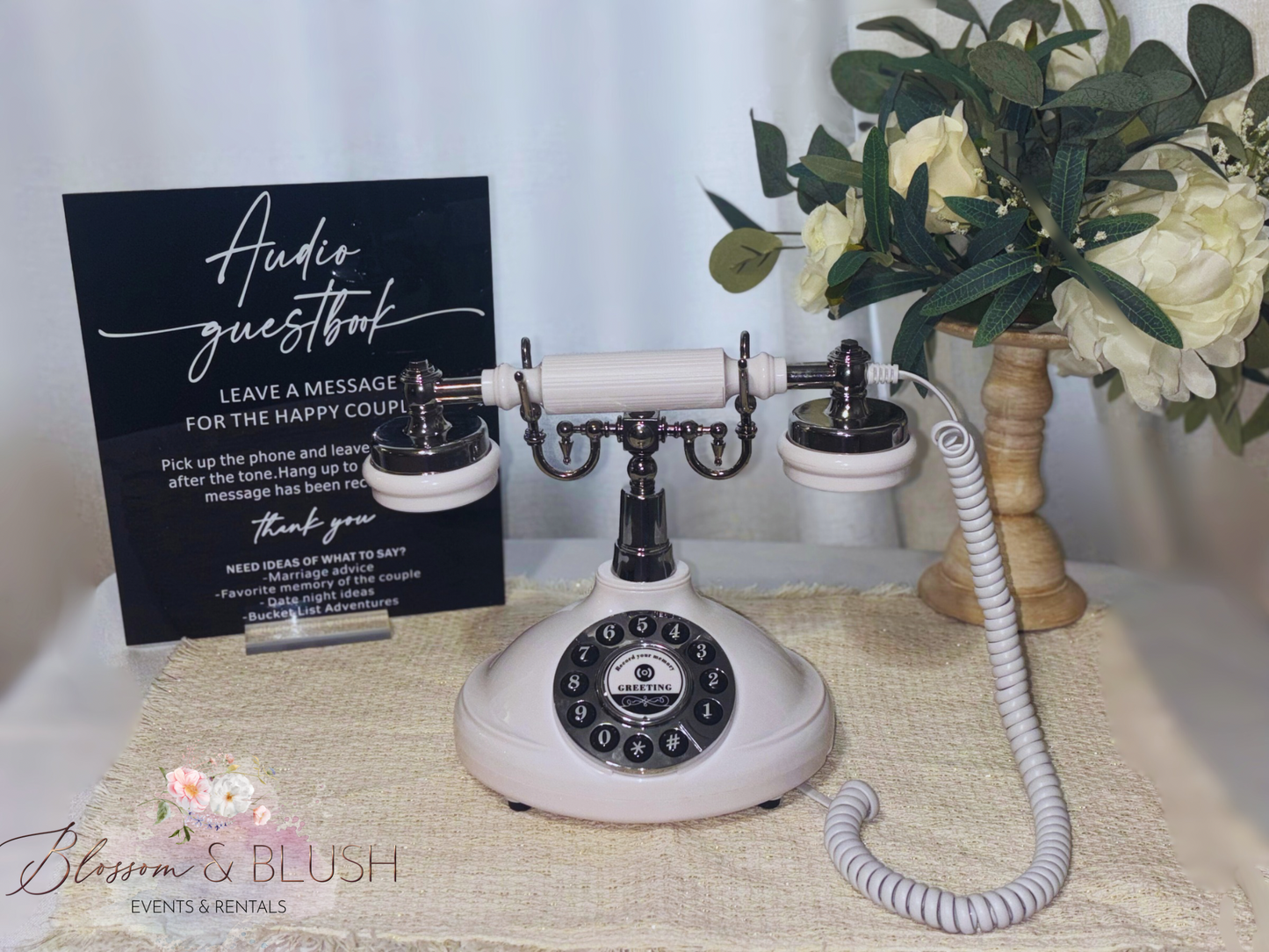 Audio GuestBook & Signage