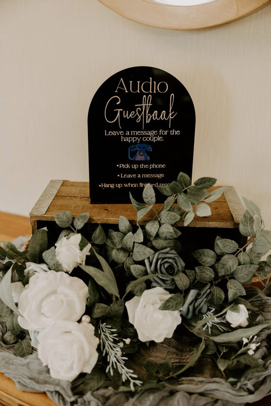 Audio GuestBook & Signage