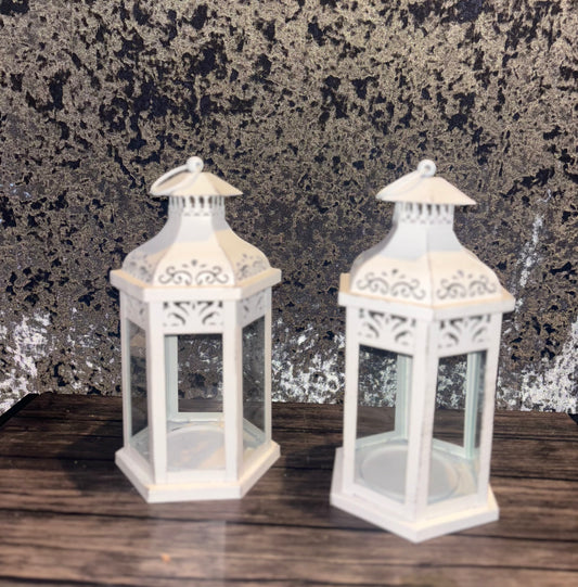 White Lantern (Set of 2)
