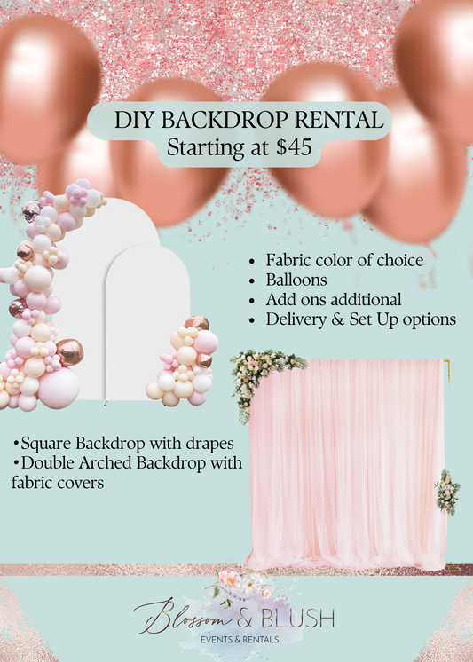 Basic DIY Backdrop Rentals